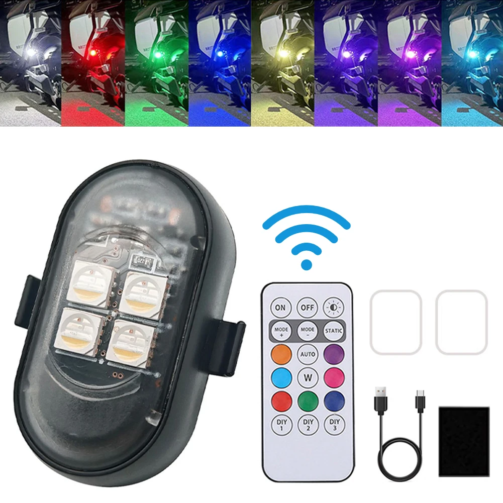 Drone Power Bank - Luzes de Advertência Recarregáveis USB à