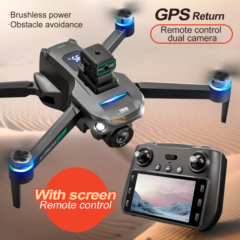 Drone Power Bank - 8k câmera dupla 5g wifi fpv