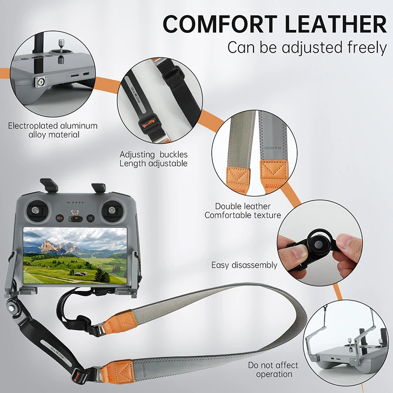 Rstoq para dji rc/rc 2 drone s - Drone Remote Controller Lanyard avaliação e preço