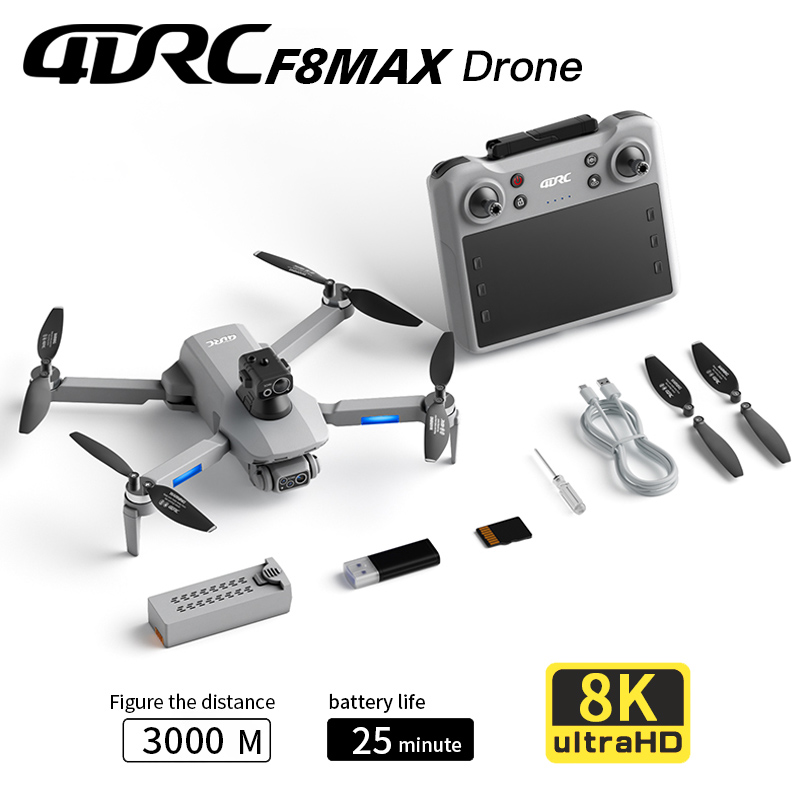 F8 max gps drone profissional  - Drone Controller Screen avaliação e preço